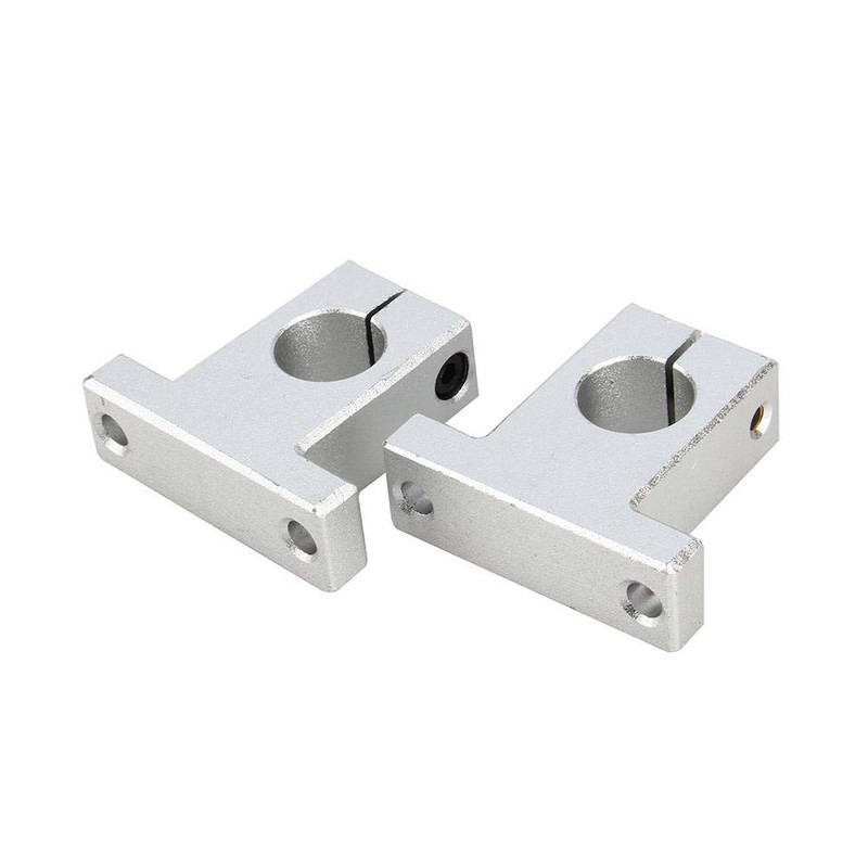 2 Pcs 16mm Linear Rail Shaft Mount Optical Axis Vertical