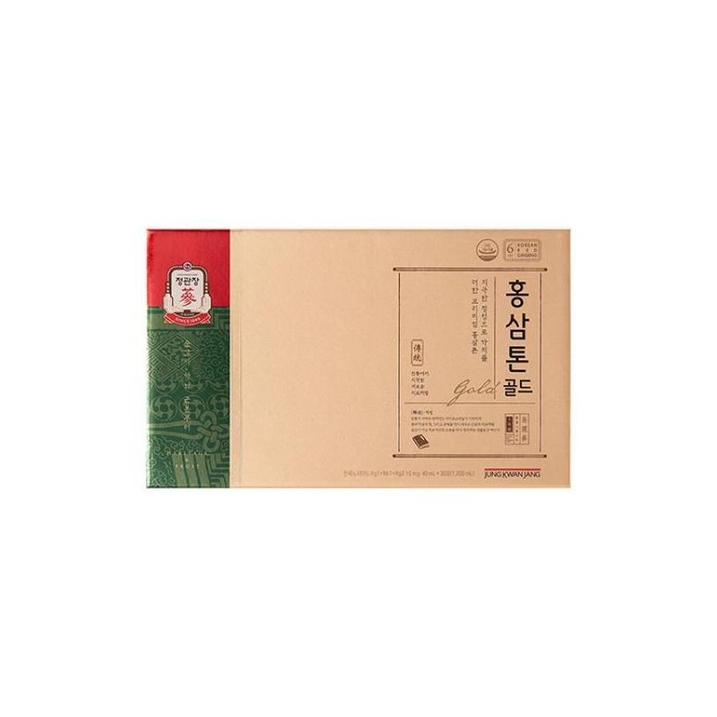 Jeonggwanjang 홍삼톤골드(40mlx30포) Red Ginseng Ton Gold (40ml x 30 sachets)