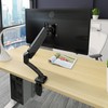 Progressive Desk Single Gas Spring Monitor Stand - Fits 17"-30"