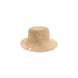 rag & bone Women's Jade Rollable Hat, Natural, Tan, M-L