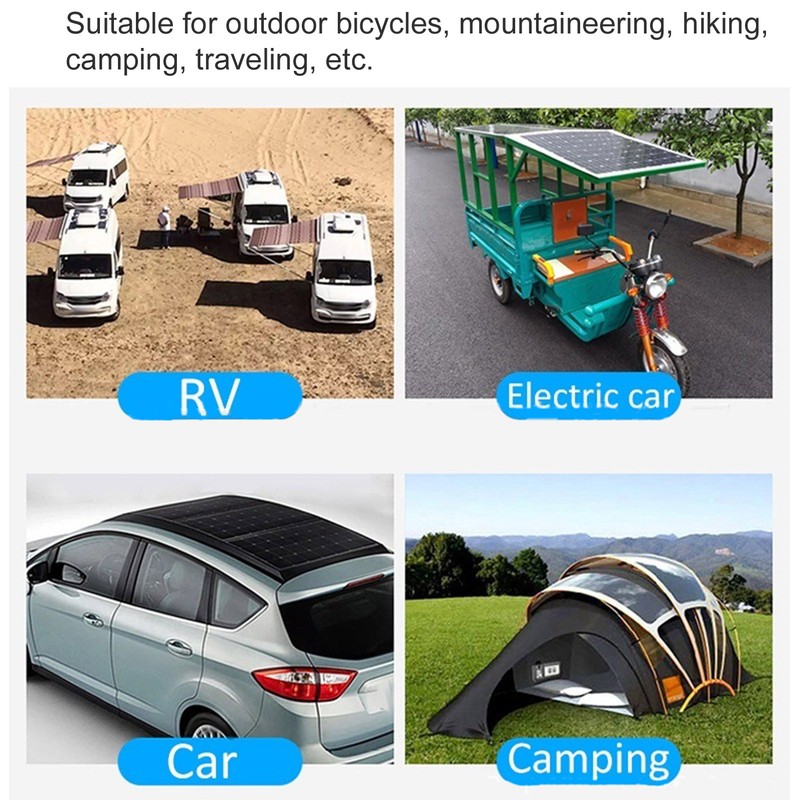 40W 18V Monocrystalline Silicon Flexible Solar Panel with 50A Solar