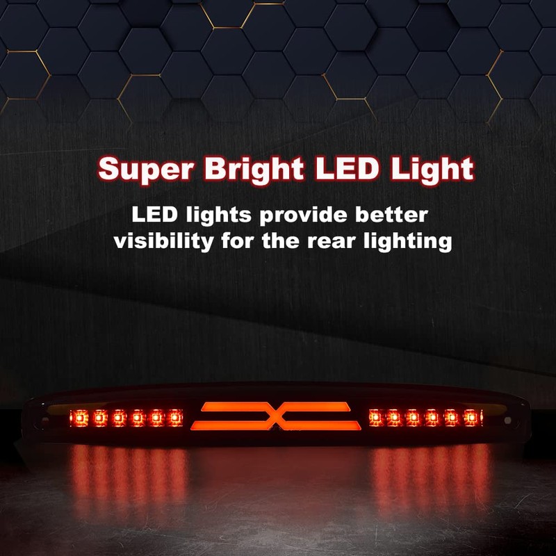 PIT66 LED Third 3rd Brake Light, Compatible with Dodge Ram