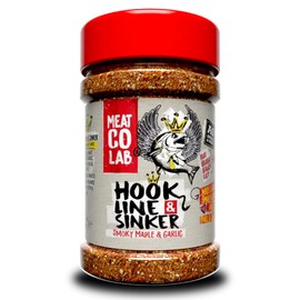 Angus & Oink | Hook Line & Sinker Rub | Maple Glazed Smoky Garlic | Perfect for Fish, Pork & Chicken | 210g