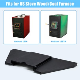 Adviace 40258 Rear Liner for US Stove Hot Blast Hotblast 1557M 1500 Wood Stove Furnace & Vogelzang Norseman 2500 Wood Coal Furnaces, 40258 Cast Iron Rear Liner for US Stove Company