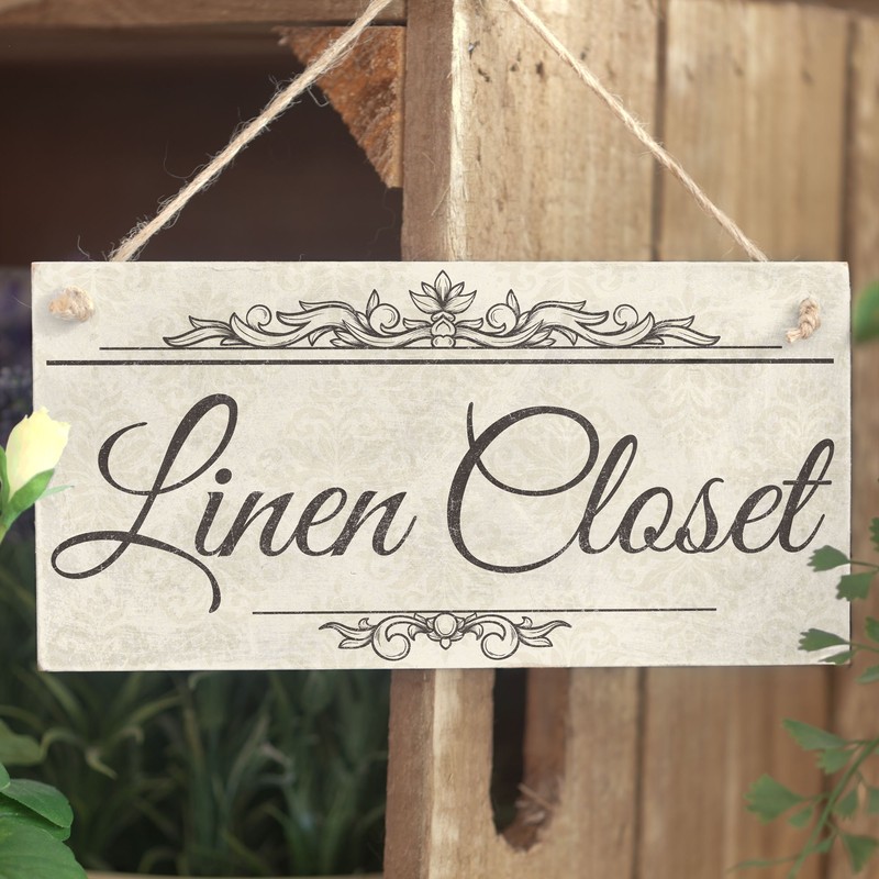 Linen Closet - Handmade Shabby Chic Wooden Sign/Plaque