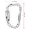 40Cr Steel 45KN D Shaped Hanging Buckle Carabiner Clip for