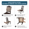 Genina Waterproof Seat Covers for Dining Room Chair Covers Waterproof