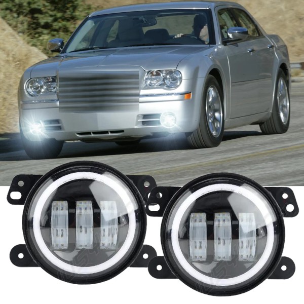 CHUSYYRAY Pair 4Inch LED Fog Lights Front Bumper Driving Lamps