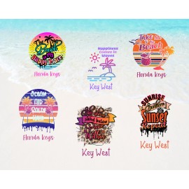 Unbranded Key West & Florida Keys Stickers 6 Pack | Laptop Notebook Tumbler Decal Stickers