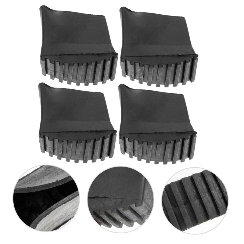 WOONEKY Replacement Ladder Pad Set 4pcs Rubber Cover for Ladder