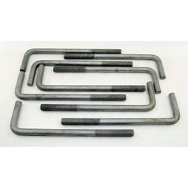 (5) Concrete Bent Anchor Bolts 3/4-10 x 12" Hot Galvanized