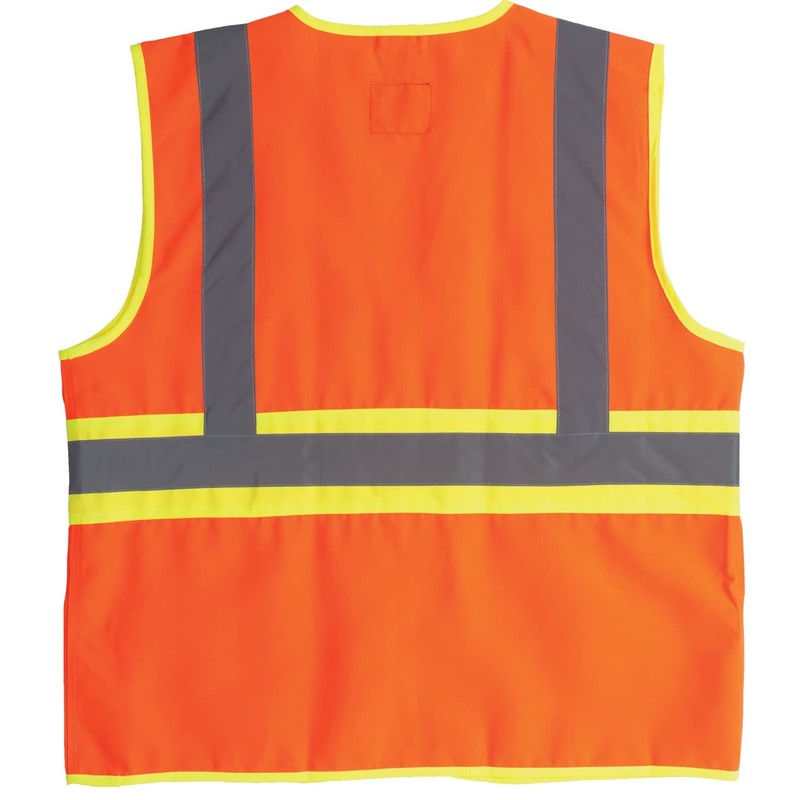 SMART Q CLASSIC Hi-Vis Premium Safety Vest, orange