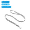 PATIKIL 17" Neck Lanyards, 5 Pack 0.4" Width Flat Strap