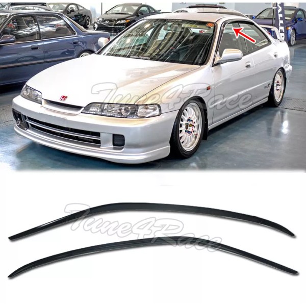 Tune4Race For 94-01 Integra 4Dr Smoke Tinted JDM Side Window