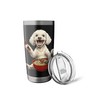 Poodle Dog Ramen Japanese Noodles Stainless Steel Insulated Tumbler