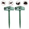 Unbranded 2 Pack Solar Ultrasonic Animal Repellent Dog Cat Skunk