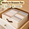 Foldable Wardrobe Organizer for Clothes & Pants – 16/24-Grid Storage