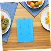 Totority 3pcs Reusable Freezer Packs Portable Ice Cube Molds for