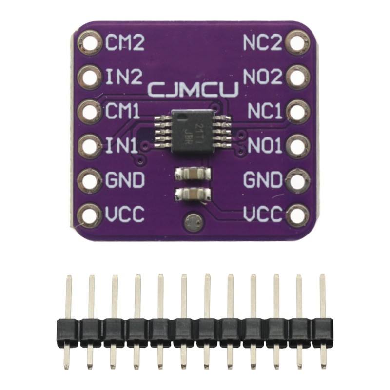 2Pcs TS5A23157 Dual Channel 10Ω SPDT Analog Switch Module Development