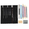 29pcs Sketching Pencil Tool Kit Beginner Artist Drawing Pencil Roll