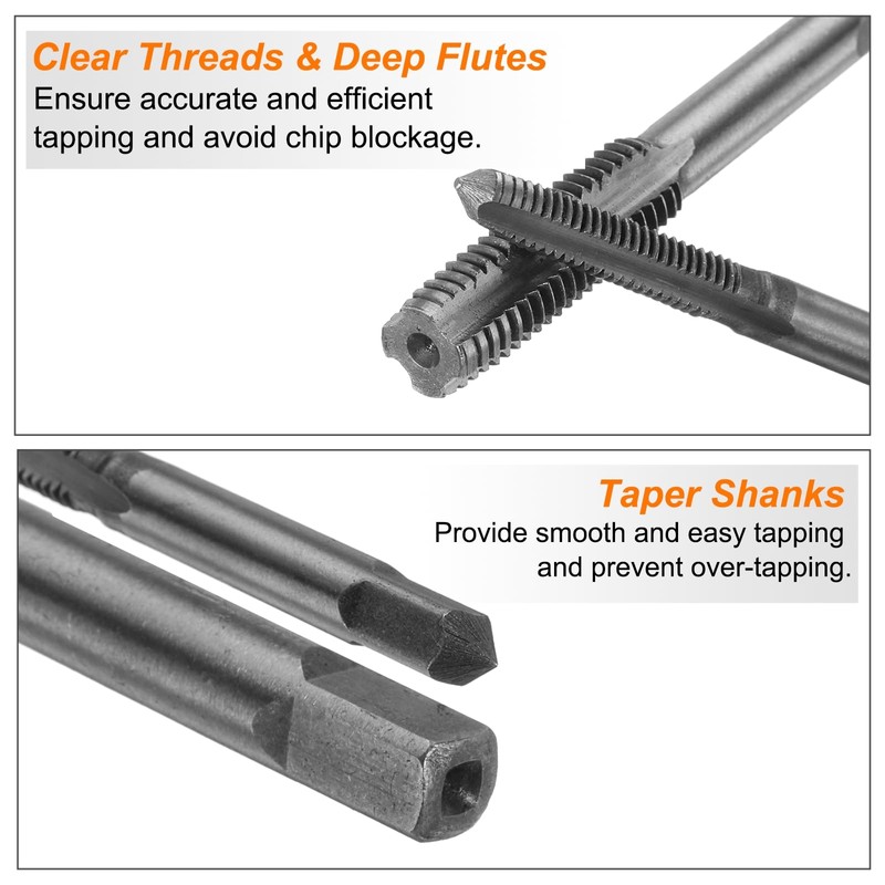 sourcing map 20pcs Metric Tap and Die Set M3-M12 Rethreading