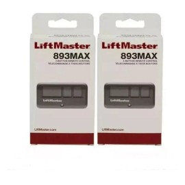 LiftMaster 2 Pack 893MAX 3 Button LiftMaster Visor Remote Control Garage Door Opener