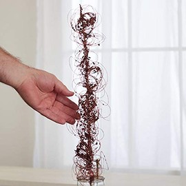 Sparkling Chocolate Brown Loop Floral Sprays | 3 Sprays | for Indoor Decor