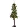 Nearly Natural 5ft. Alaskan Alpine Artificial Christmas Tree with 100