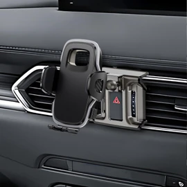 ELOHEI Phone Holder for Mazda CX5 with Custom Base, Specifically Design Car Phone Mount for Mazda CX5 2017-2024 Accessories, for 4.7-7 in Phones