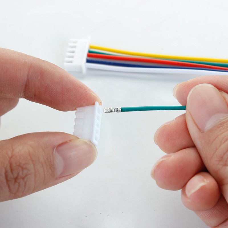 2.54mm XH Connector Socket Kit - Pre-Crimped Cables, 2/3/4/5/6/7-Pin Housing,