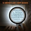 30X Handheld Magnifying Glass with 12 LED Lights, 12 LED