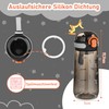 TKK 1005 Kinderflasche 350ml auslaufsicher, Tritan BPA-Frei einhändig bedienbare mit
