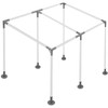 ICITYWALL 6 Leg Carport Kits，Slant Roof Canopy Fitting Kit with