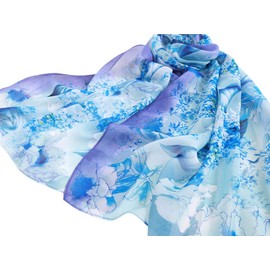 FAIRYGATE Schals & Tücher für Damen Chiffon Georgette Schal Stola für Abendkleider in Verschiedenen Farben 39015