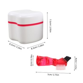 Outanaya Complete Cleaning Kit 2pcs Brush Holder Soaking Box Storage Case Braces Holder for Home Travel
