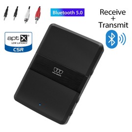 Gold Armour Bluetooth 5.0 Transmitter Receiver 2 IN 1 Wireless Audio 3.5mm Jack Aux Adapter