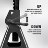 YELLOW JACKET Jack Stands 2 Ton with Double Locking for