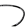 ★ gerumaniumutitannekkuresu ★ Black and White Letters ★ 49 cm Length