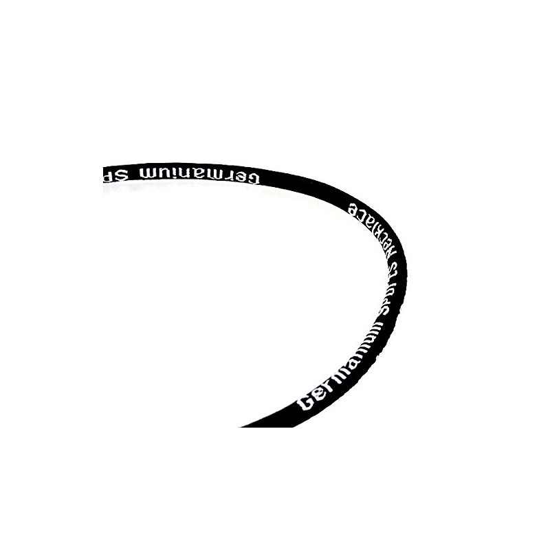 ★ gerumaniumutitannekkuresu ★ Black and White Letters ★ 49 cm Length