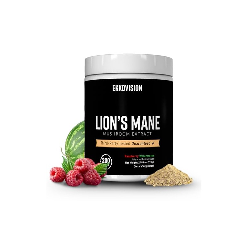 Ekkovision Lions Mane 200 Serving Raspberry Watermelon