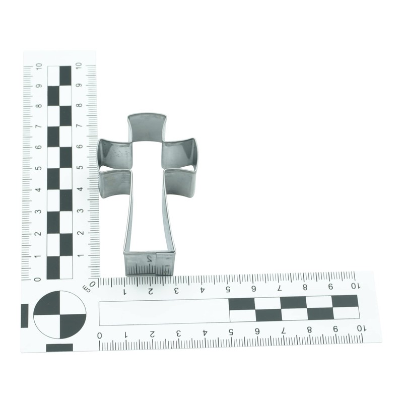BekkiB - Cookie Cutter "Cross" - approx. 6.3 cm, Christian