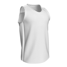 Champro Women's Standard Miler Track and Field Jersey, White/White, Medium