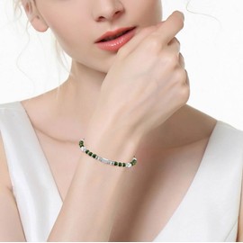 Bracelets for Women, Beaded Bracelets, Silver Bracelets for Women & Gold Bracelets for Women, Boho Bracelets, Trendy of Christmas The Best Women's Birthday Gifts, Size 7 Inches + 1 Inch Adjustable