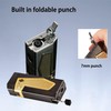 Reetsing 4 Torch Jet Flame Lighter with Punch & Holder
