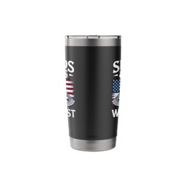 shields and axes we trust american viking norse mythology Stainless Steel Insulated Tumbler