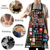 WZMPA Funny Kindergarten Teacher Apron Nursery Teacher Gift I Can’t