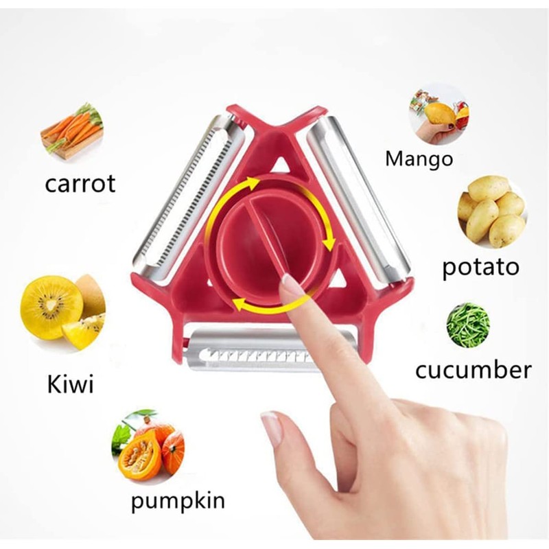 Pack of 3 Peeler Potato Peeler, Multifunctional Fruit and Vegetable
