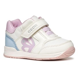 Geox Baby Girls' B Rishon Girl A Trainers, White Sky