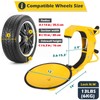 Tevlaphee Wheel Lock - Car Boot Anti-Theft Trailers Wheel Clamp