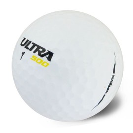 WILSON Ultra 500 Distance - Pelota de Golf (15 Unidades), Color Blanco